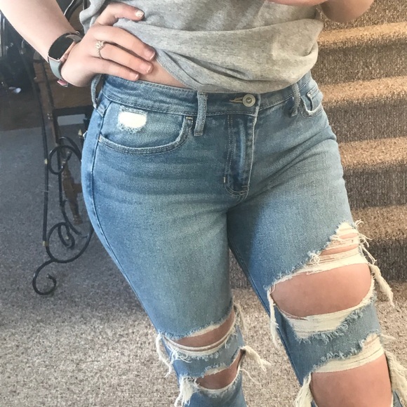 hollister jeans mom